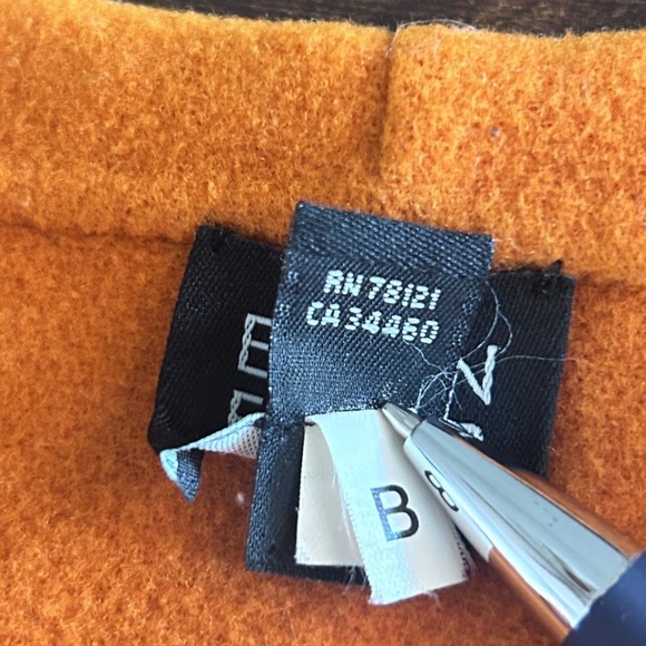 Eileen Fisher Wool-Cashmere Shawl-Collar Coat Cardigan in Marigold/Orange, PS - Picture 11 of 11